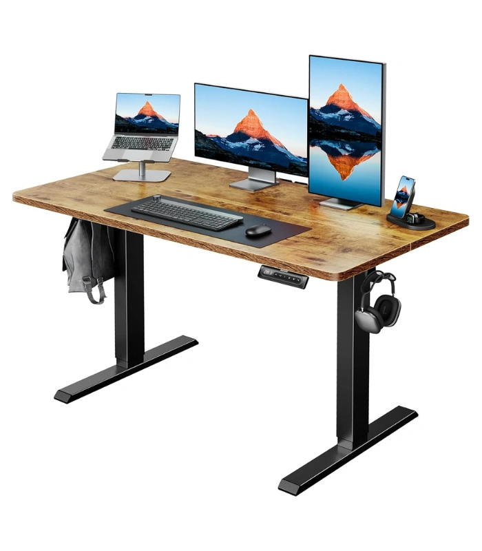 HUANUO Essential Standing Desk Vintage Brown