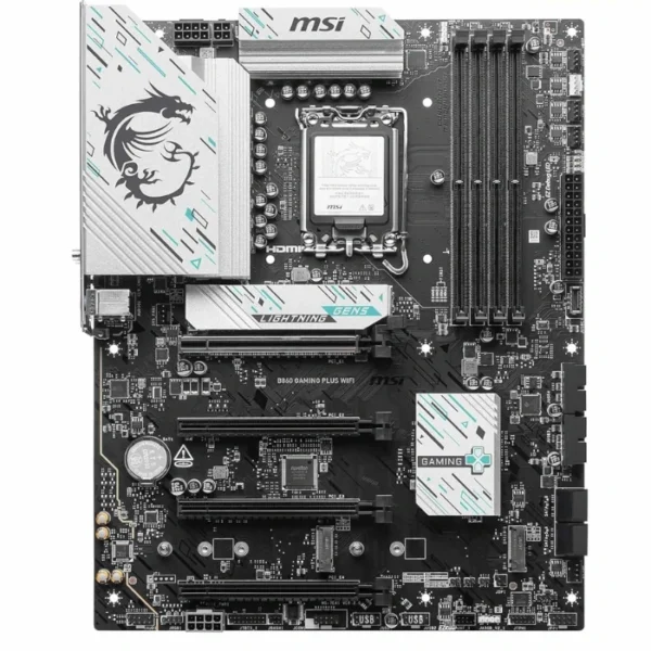 MSI B860 Gaming PLUS WiFi — ATX, LGA1851, 4xDDR5, PCIe 4.0 y 5.0 - Imagen 2
