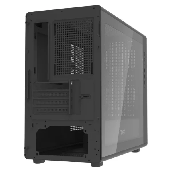 DarkFlash DB460M Black — Caja microATX, sin ventiladores, negro - Imagen 4
