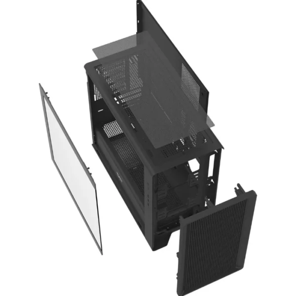 DarkFlash DB460M Black — Caja microATX, sin ventiladores, negro - Imagen 6