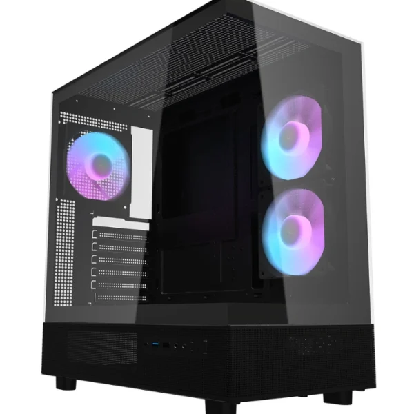 DarkFlash DPX90 Black — Caja ATX, 3 Fans ARGB, negro