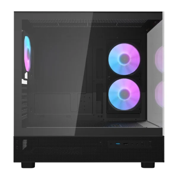 DarkFlash DPX90 Black — Caja ATX, 3 Fans ARGB, negro - Imagen 2