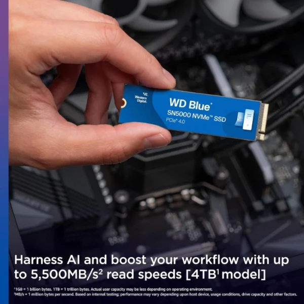 WD Blue SN5000 1TB — SSD NVMe M.2, hasta 5,150MB/s en lectura - Imagen 3