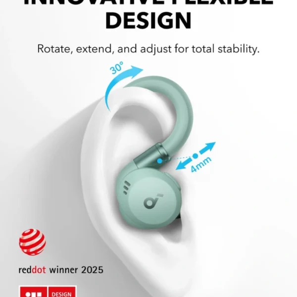 Soundcore Sport X20 Green — True-Wireless In-Ear Sports Earbuds, verde - Imagen 4