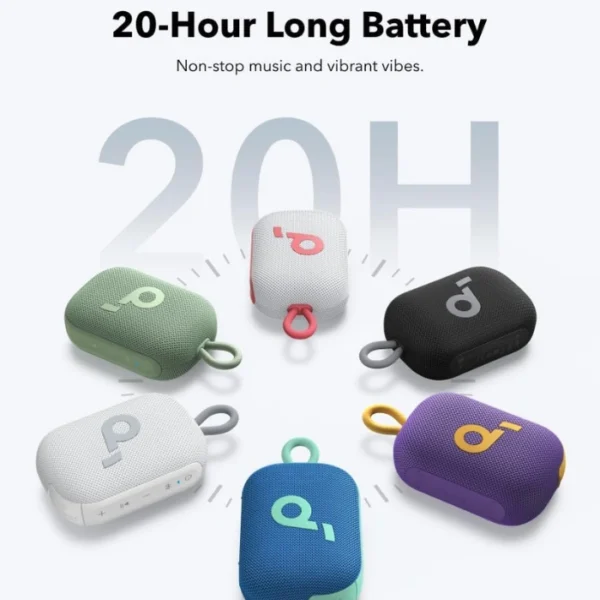 Soundcore Select 4 Go Black — Bluetooth Shower Speaker by Anker, IP67 Waterproof, negro - Imagen 4