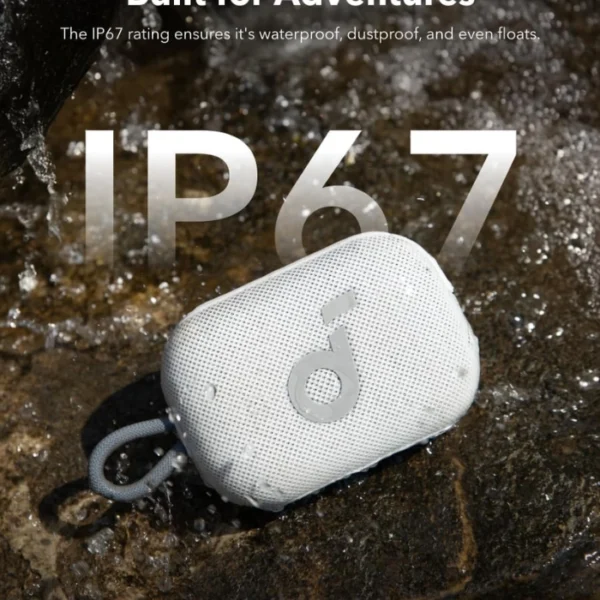 Soundcore Select 4 Go White — Bluetooth Shower Speaker by Anker, IP67 Waterproof, blanco - Imagen 2