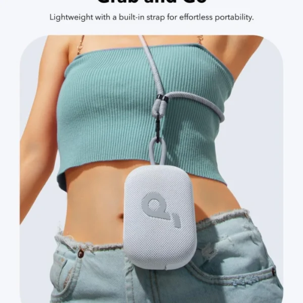 Soundcore Select 4 Go White — Bluetooth Shower Speaker by Anker, IP67 Waterproof, blanco - Imagen 5