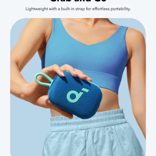 Soundcore Select 4 Go Blue — Bluetooth Shower Speaker by Anker, IP67 Waterproof, azul - Imagen 4