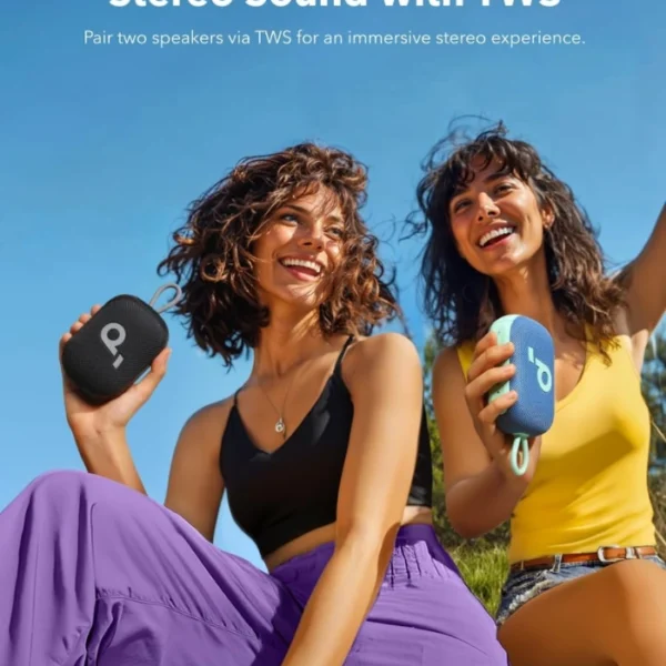 Soundcore Select 4 Go Black — Bluetooth Shower Speaker by Anker, IP67 Waterproof, negro - Imagen 6