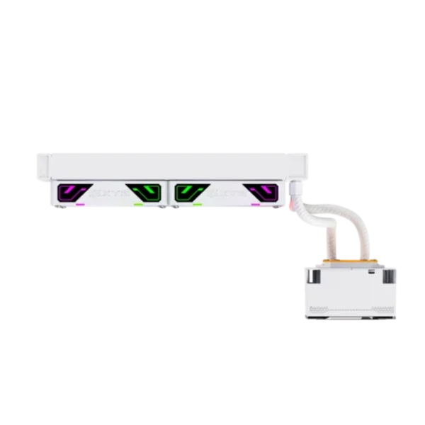 XYZ Hydrotemp 240 White — AiO 240mm, Pantalla 3.5" GPU/CPU/RPM data - Imagen 4