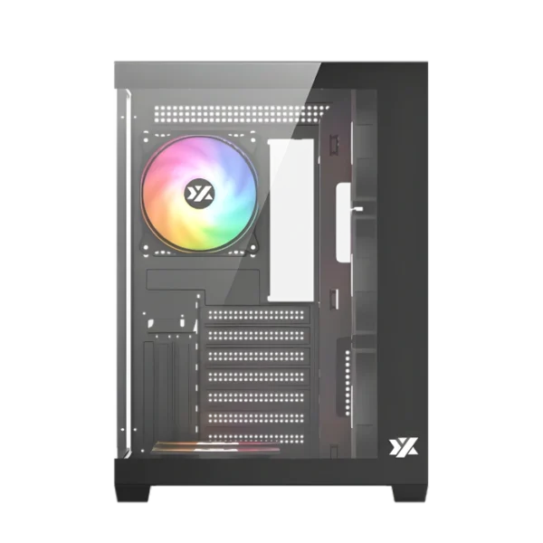 XYZ Tesseract X 50 Black — Caja ATX, 6 Fans RGB, negro - Imagen 4