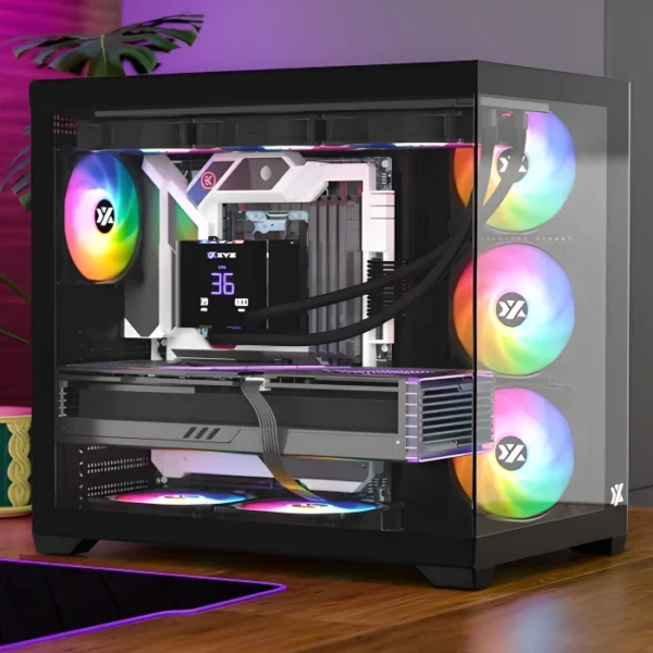 XYZ Tesseract X 50 Black — Caja ATX, 6 Fans RGB, negro - Imagen 2