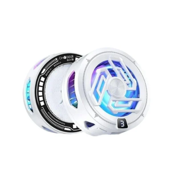 Choseal Chiller Cellphone Cooler White — Magnetico o Clip, Enfriamiento por semiconductor
