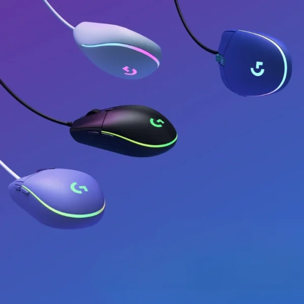 Logitech G203 RGB — Mouse Gaming con cable, LIGHTSYNC - Imagen 2