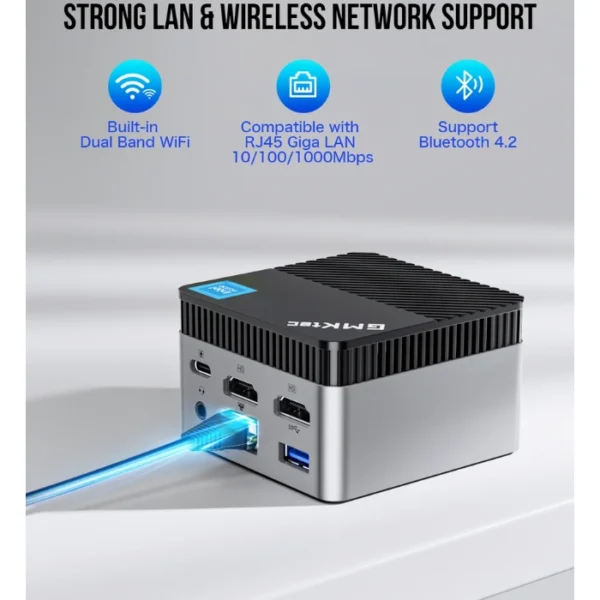 GMKtec NucBox G5 Mini PC — Intel Lake N97 | 12GB | 512GB SSD | W11 Pro - Imagen 4