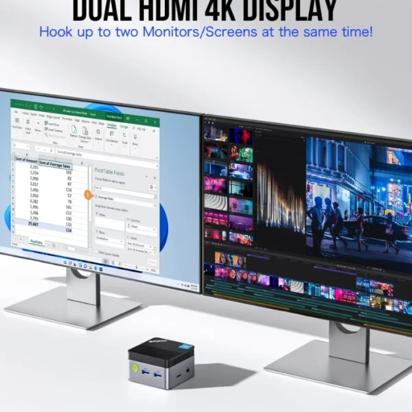 GMKtec NucBox G5 Mini PC — Intel Lake N97 | 12GB | 512GB SSD | W11 Pro - Imagen 5