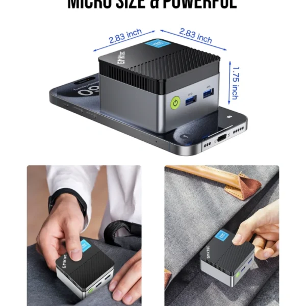 GMKtec NucBox G5 Mini PC — Intel Lake N97 | 12GB | 512GB SSD | W11 Pro - Imagen 7