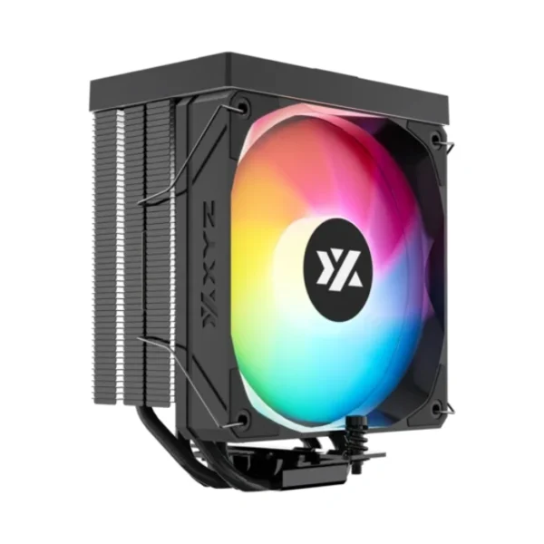 XYZ Thermax 4 Pulsar A-RGB — Disipador de aire, pantalla digital, Intel LGA1200/1700/1851, AMD AM4/AM5 - Imagen 2