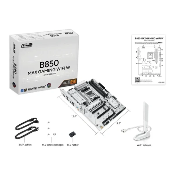 ASUS B850 MAX GAMING WIFI W — ATX, AM5, DDR5, 4 slots - Imagen 5