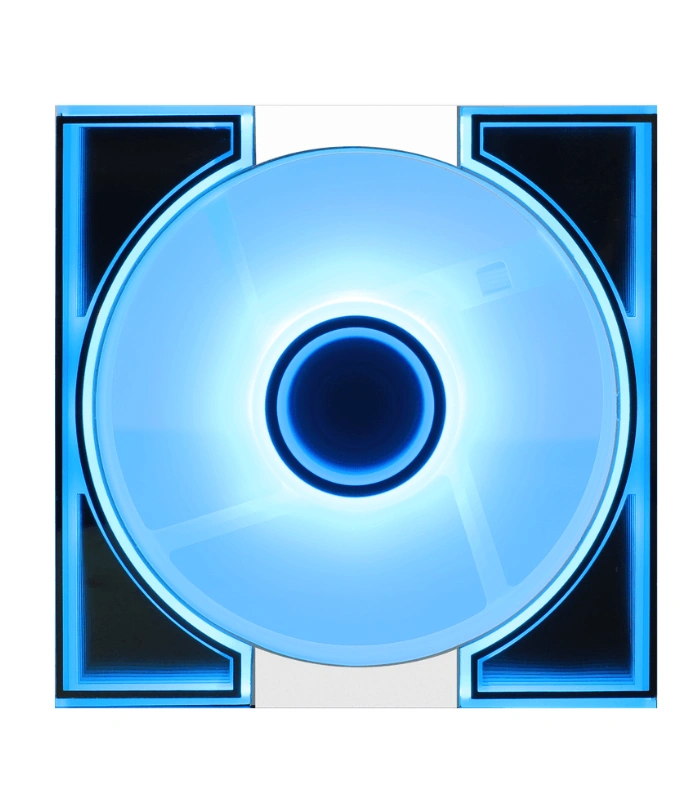 Producto Web (28) DarkFlash DM8 White — Fan 120mm ARGB, 4Pin PWM, 5V3Pin A-RGB, blanco - Imagen 1