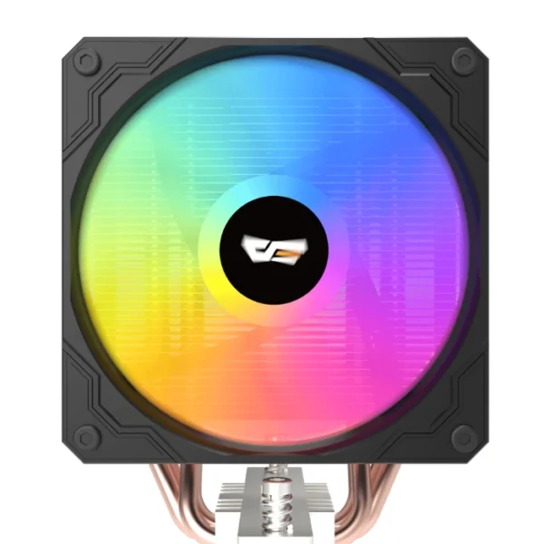 DarkFlash M400 Black — Digital Display Tower CPU Cooler, LGA 1200/1700/1851, AM4/AM5, negro - Imagen 2