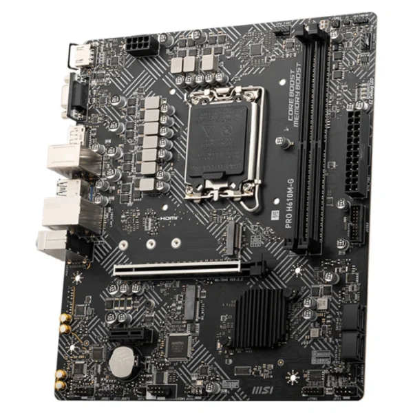 MSI PRO H610M-G DDR5 — MicroATX, LGA1700, 2xDDR5 - Imagen 3