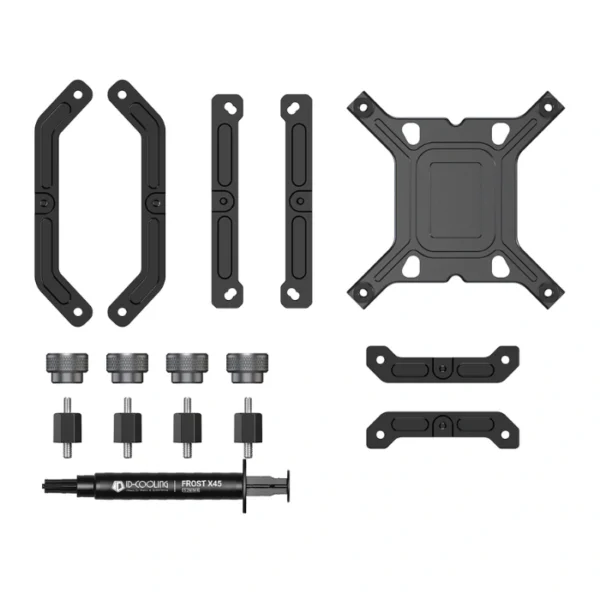 ID-COOLING FX 240 INF ARGB Black — Enfriamiento Líquido AiO 240mm, Daisy-Chained Fans, socket LGA1851/1700-AM5/AM4, negro - Imagen 6