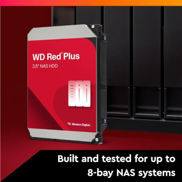 WD Red Plus NAS 2TB — Disco Duro interno 3.5'', hasta 175MB/s, interfaz SATA - Imagen 3
