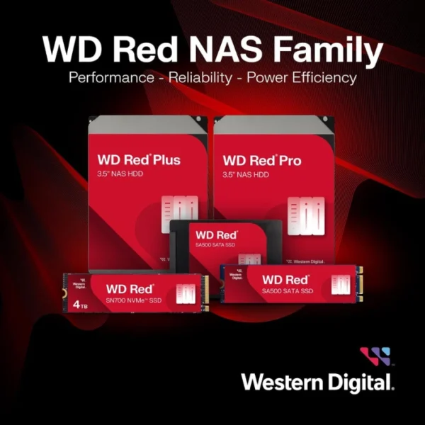 WD Red Plus NAS 2TB — Disco Duro interno 3.5'', hasta 175MB/s, interfaz SATA - Imagen 5