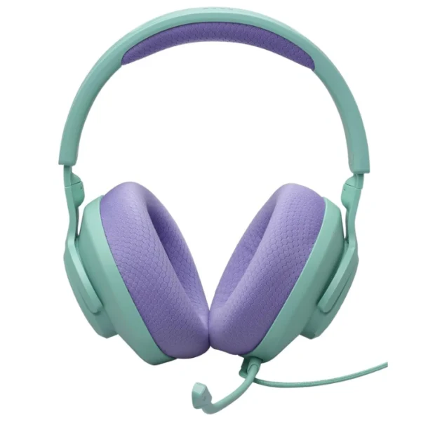 JBL Quantum 100M2 Cyan — Auriculares alámbricos, multiplataforma, gaming, 3.5 mm, menta - Imagen 3