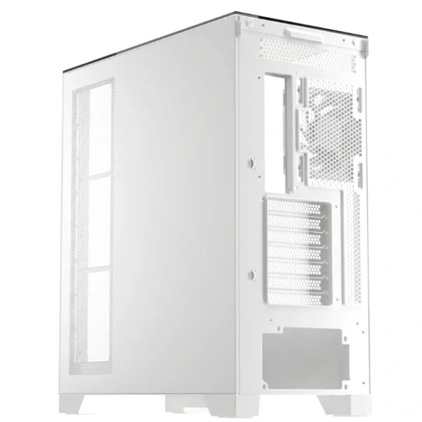 XYZ Trifecta White — Caja ATX, 2 Fans ARGB, controlador, 1x USB Tipo-C, blanco - Imagen 7