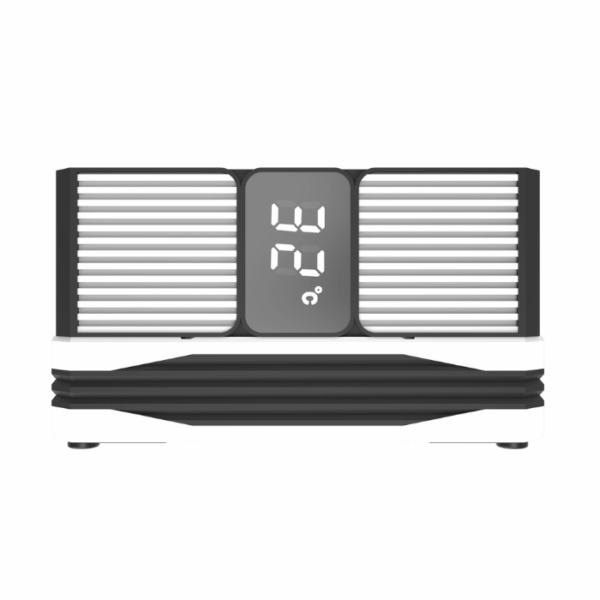 DarkFlash M400 Black and White — Digital Display Tower CPU Cooler, LGA 1200/1700/1851, AM4/AM5, blanco y negro - Imagen 4