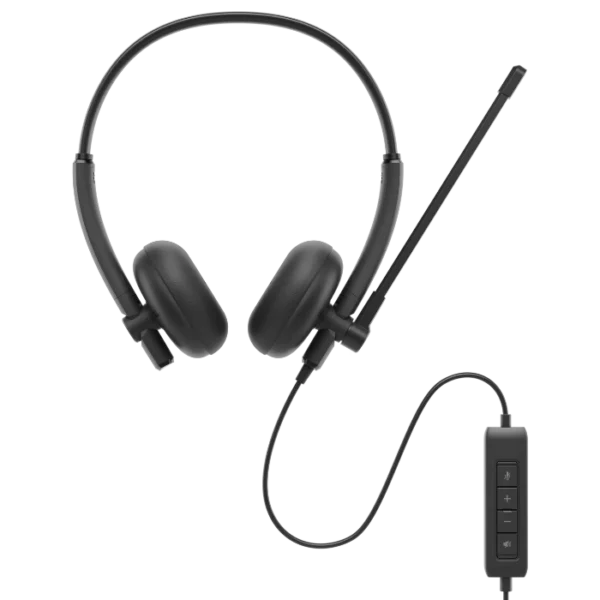 Dell WH125 — Auriculares con cable, plug and play, negro, funciona con chromebook - Imagen 3