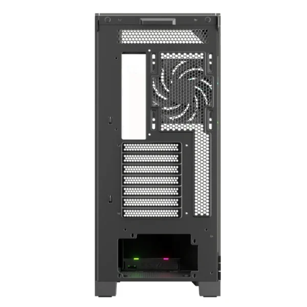 XYZ Trifecta Black — Caja ATX, 2 Fans ARGB, controlador, 1x USB Tipo-C, negro - Imagen 6