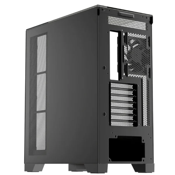 XYZ Trifecta Black — Caja ATX, 2 Fans ARGB, controlador, 1x USB Tipo-C, negro - Imagen 7