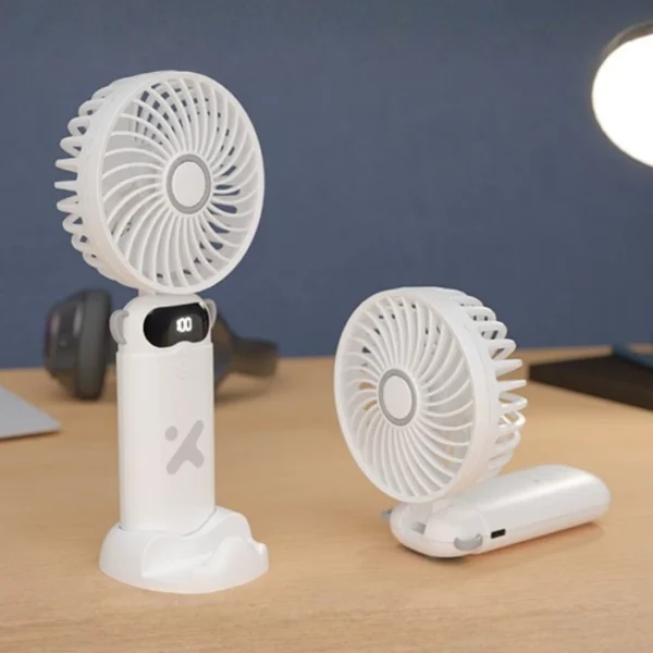 Xtech Mini ventilador portátil recargable de 6 velocidades - Imagen 3