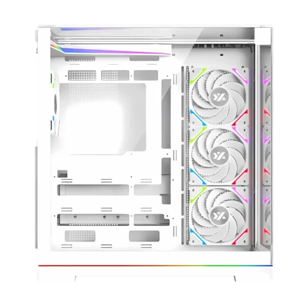XYZ Tesseract A-RGB White — Caja ATX, 4 Fans ARGB, blanco - Imagen 2