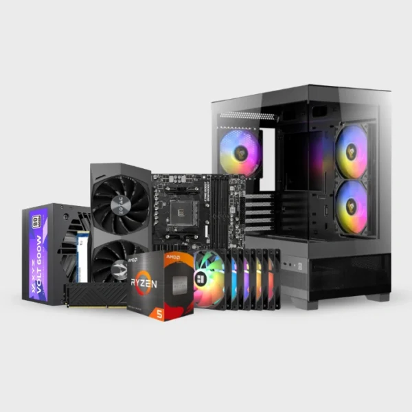 PC Build Lancer — AMD R5 5500 | 16GB DDR4 | RTX 3060 12GB | SSD 1TB | W11 Home (requiere activación)