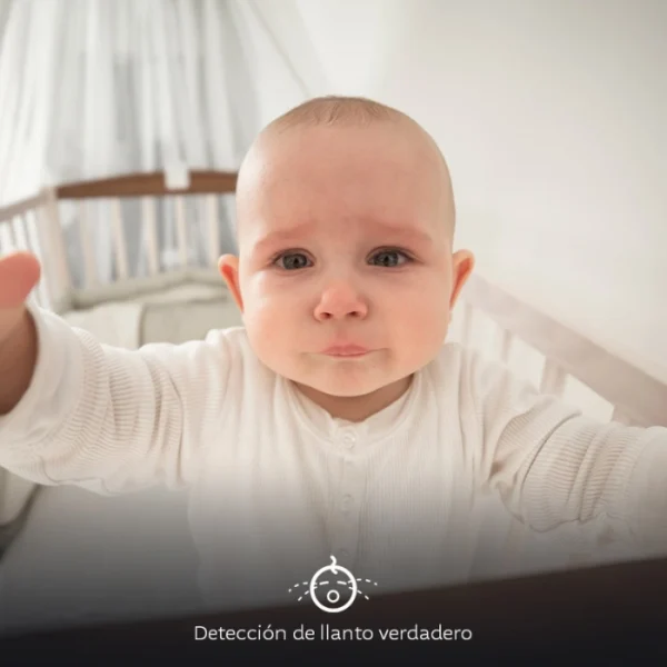 Nexxt Baby monitor Stitch Edition — Monitor inteligente Wi-Fi PTZ para bebé - Imagen 4