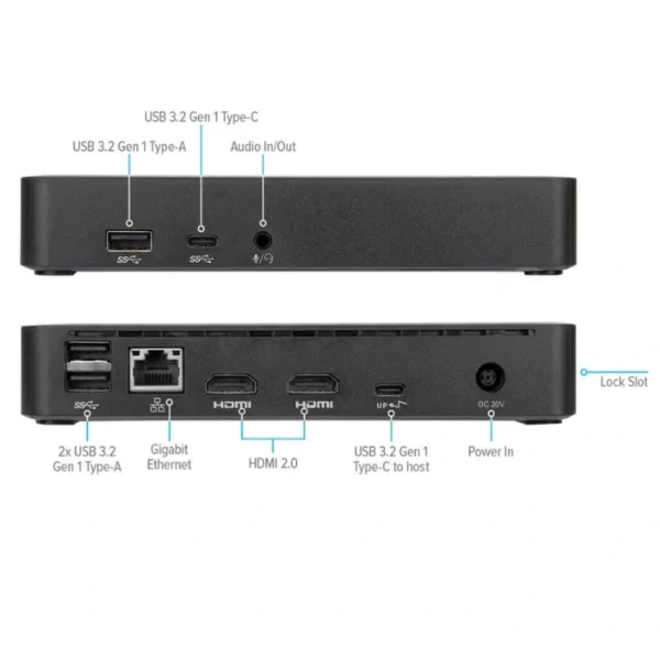 Targus Universal USB-C Dual 4K — Docking Station con 65W Power Delivery - Imagen 2
