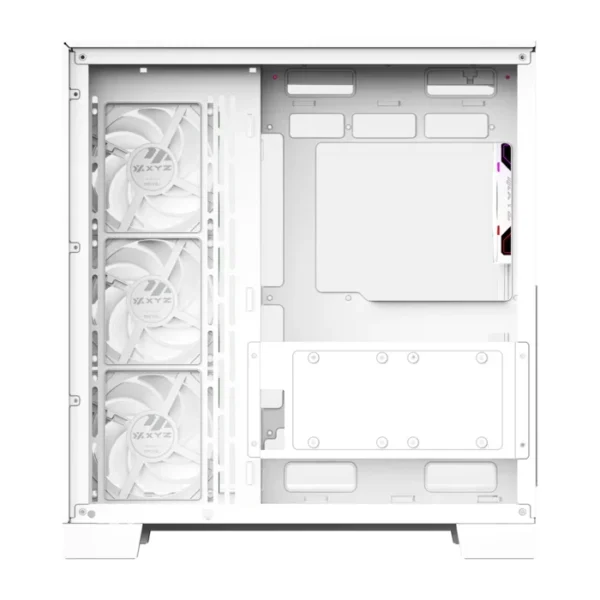 XYZ Tesseract A-RGB White — Caja ATX, 4 Fans ARGB, blanco - Imagen 8