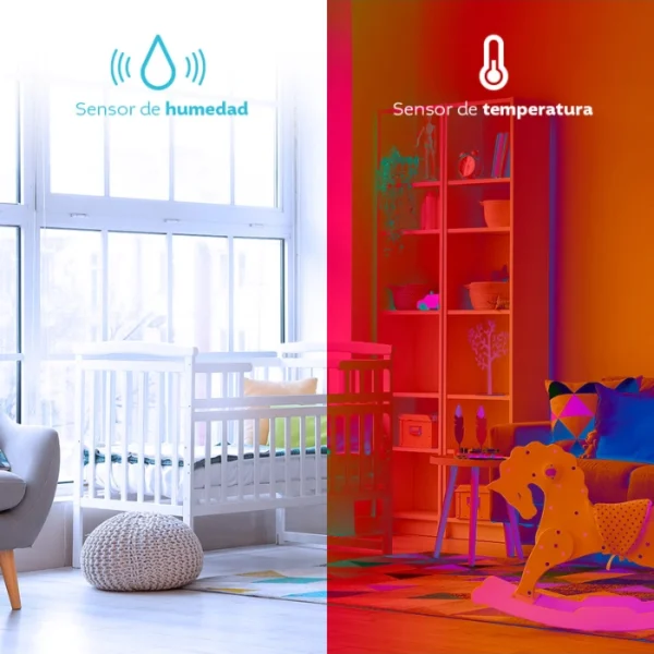 Nexxt Baby monitor Stitch Edition — Monitor inteligente Wi-Fi PTZ para bebé - Imagen 7