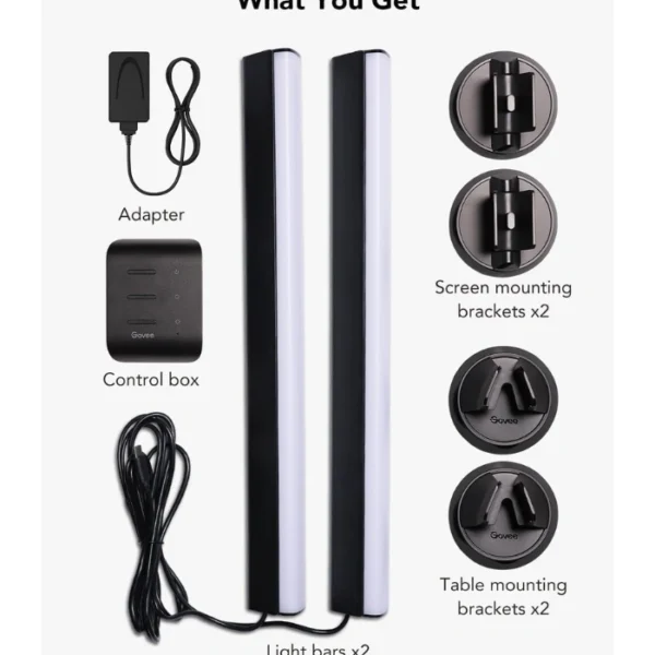 Govee RGBIC TV Light Bars —  15", Para TVs 45-70", Trabaja con Alexa y Google Assistant, negro - Imagen 8