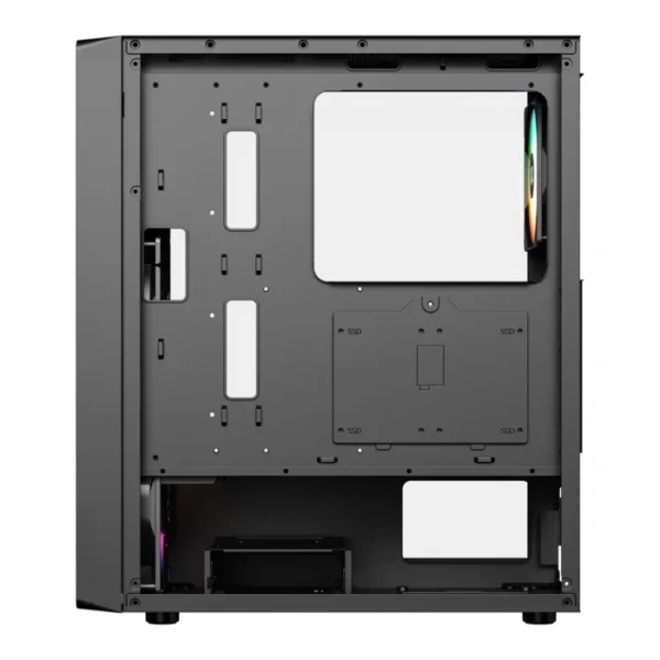 XYZ Airone 50 Mesh — Caja ATX, 1 Fans 120mm + 3 Fans 140mm ARGB, negro - Imagen 6