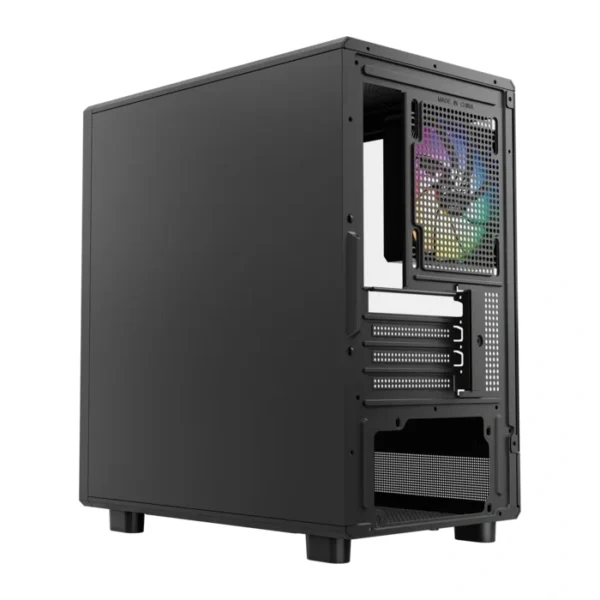XYZ Atom Black — Caja microATX, 3 Fans 120mm ARGB, controlador, negro - Imagen 4