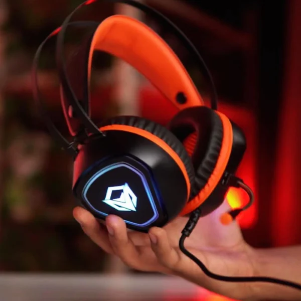 Meetion HP020 — Audífonos alámbricos, jack 3.5mm y USB - Imagen 2