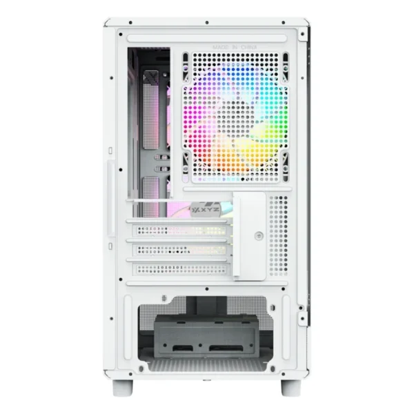 XYZ Atom White — Caja microATX, 3 Fans 120mm ARGB, controlador, blanco - Imagen 4