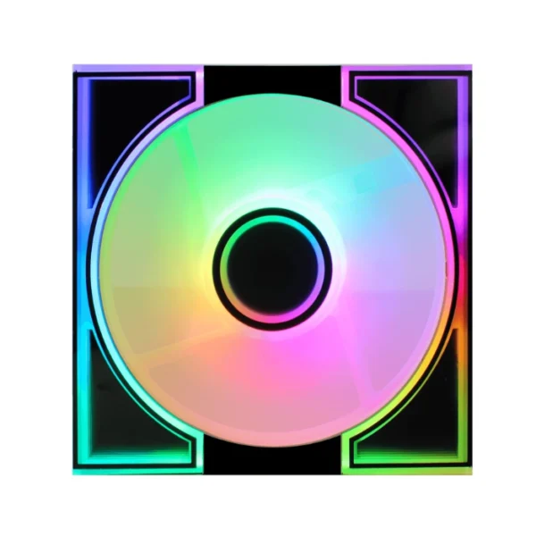 DarkFlash DM8 Black — Fan 120mm ARGB, 4Pin PWM, 5V3Pin A-RGB, Negro