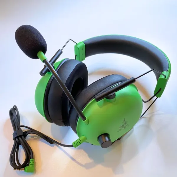 Razer BlackShark V2 X Green — Audífono con cable, 3.5mm, verde - Imagen 2