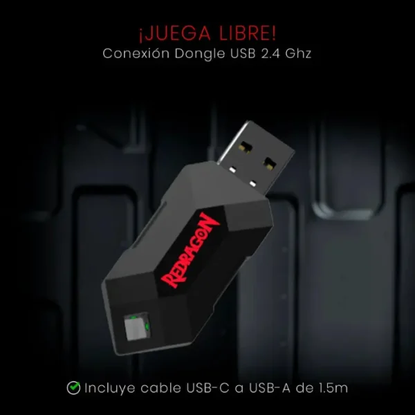 Redragon Harrow Pro Gamepad Inalámbrico, para PC - Imagen 3